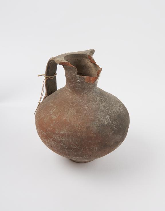 Jug, earthenware, possibly Roman, 200BC-200AD