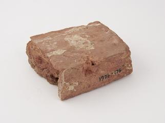 Brick from the construction of the North Gate of 14th century town defences