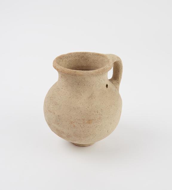 Earthenware jug, found at Tell Fara, Egyptian, about 1300 BC