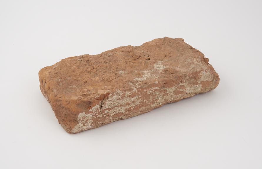 Town wall brick of c1350, size 275 x 140 x 50 mm