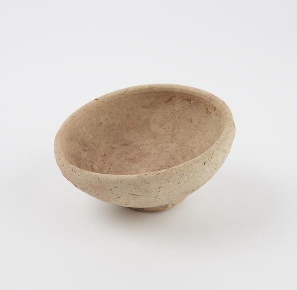 Earthenware bowl, found at tell Fara, Egyptian, about 1200BC