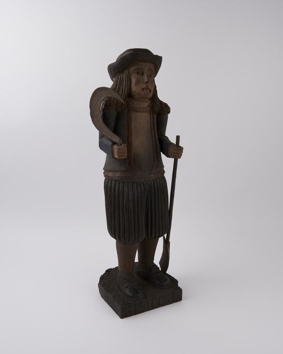 Wooden statue of Saint Isidore, patron of agricultural workers