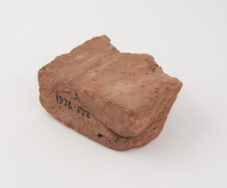 Brick from a 14th century wall
