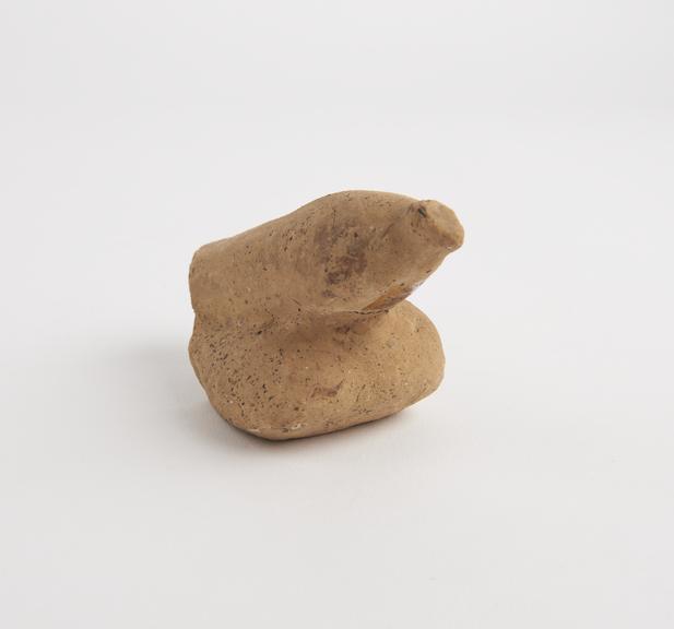 Votive male genitalia, terracotta, probably Roman, 200BC-200AD