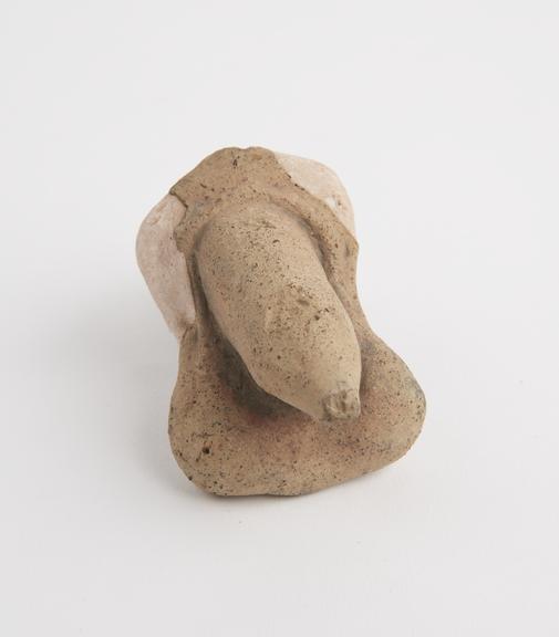 Votive male genitalia, terracotta, probably Roman