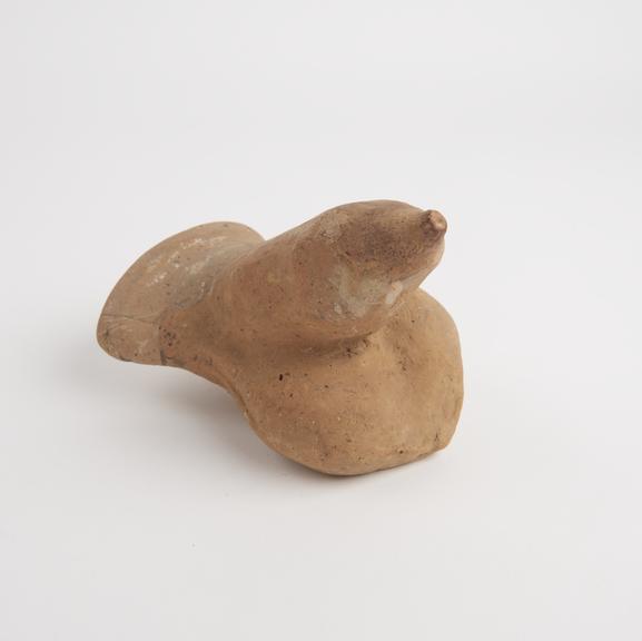 Terracotta votive offering in form of male external genitalia (votive phallus)