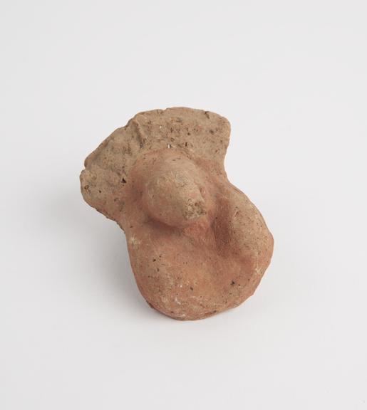 Votive male genitalia, terracotta, probably Roman, 200BC-100AD