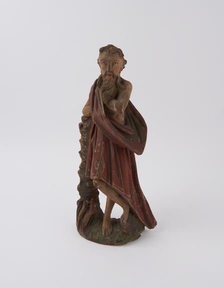 Wooden figure of Saint Simeon the Stylite