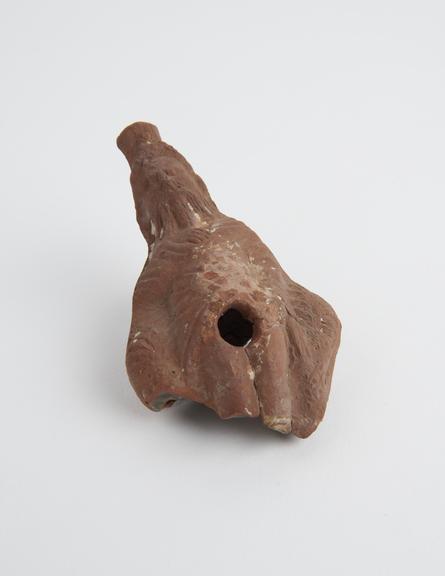 Hollow terracotta figure of Bes