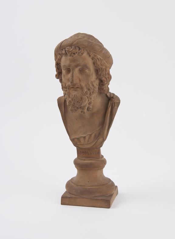 Terra cotta bust of Aesculapius, by A. Anzalone, Italian