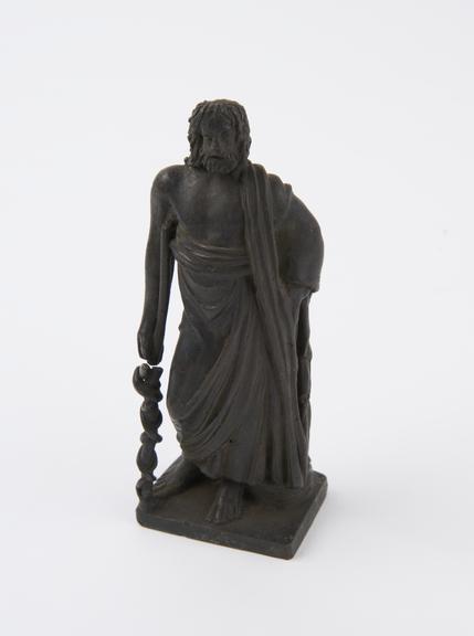 Bronze statuette of Aesculapius, 1851-1910