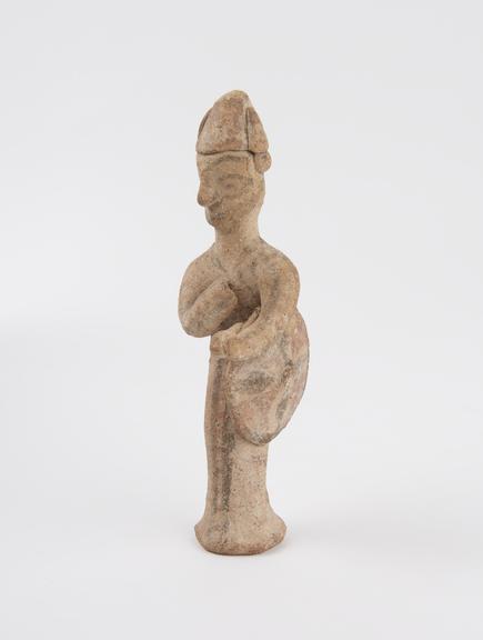 Male statue of snowman type, terracotta, Cypriot, 800BC-701BC.