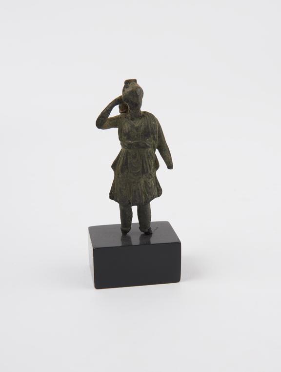 Small statue of Artemis, bronze, Greek(?), 300BC-100BC.