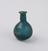 Bottle, glass, dark bluish green