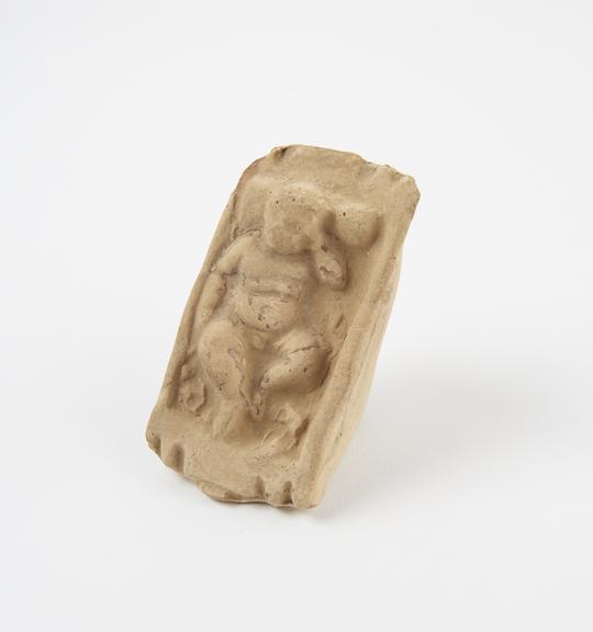 Rattle, model of infant incradle, terracotta, probably Roman