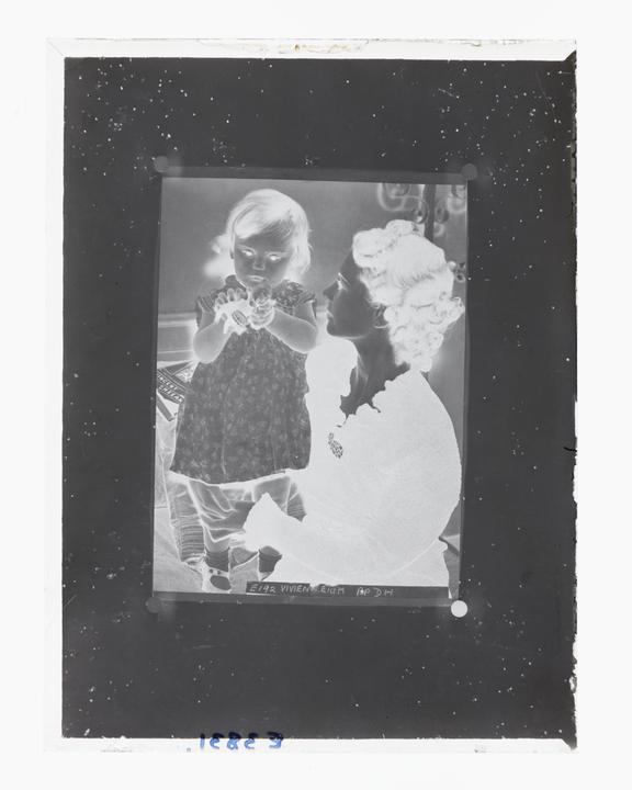 Glass negative by Edward Malindine for the Daily Herald