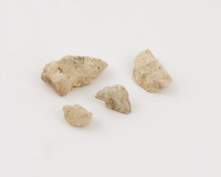 Flemish brick used in the base of a 14th century oven