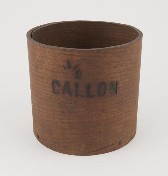 Half-gallon measure, c.1880