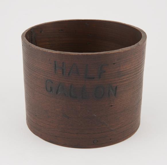 Half gallon dry measure, c.1880