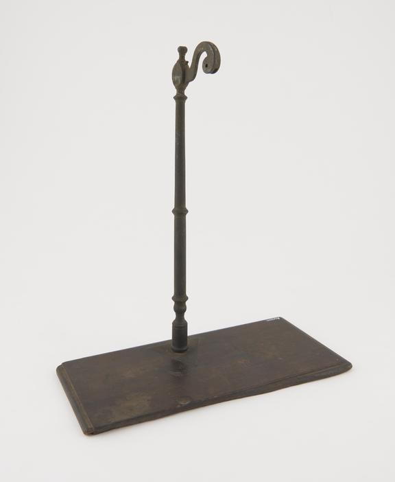 Scales, base and upright only, English, 1750-1850