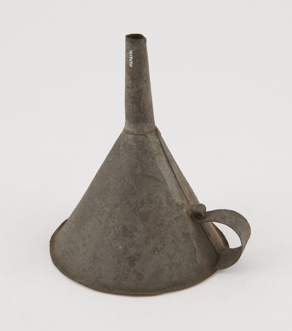 Small galvanical iron funnel, soldered, probably English