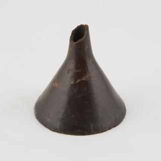 Funnel, probably of gutta percha