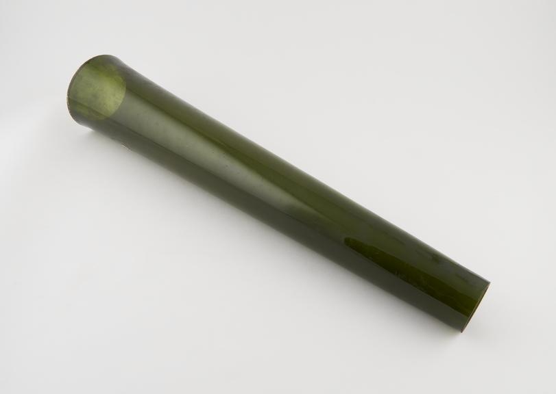 Green glass alembic stem