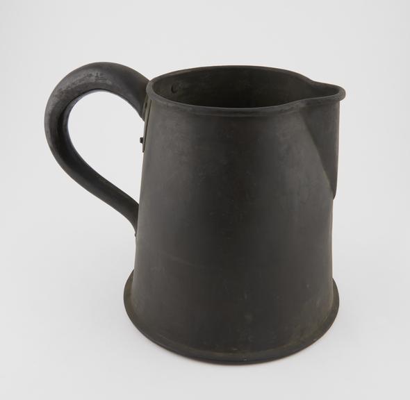 Jug, large, copper, European, 19th century