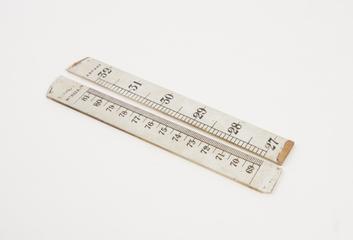 Two scale cards