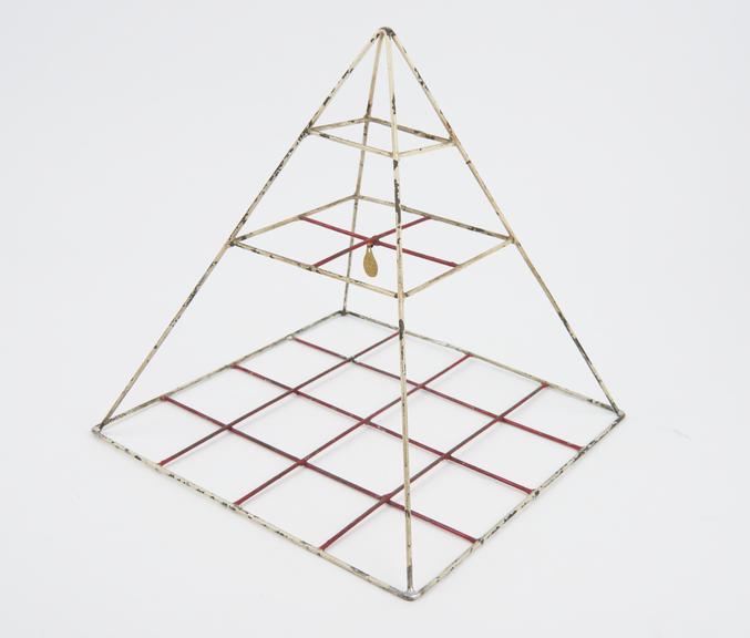 Wire Tetrahedron for demonstrating the inverse square law