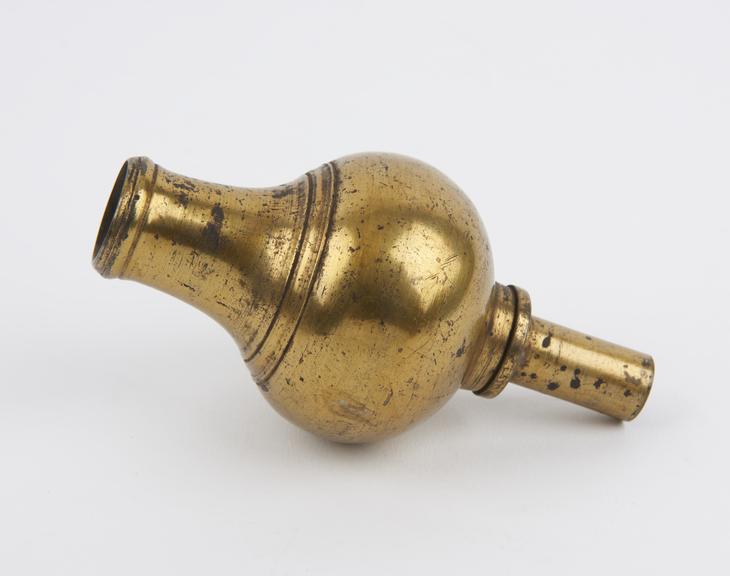 Brass object described as a Volta pistol (part only)