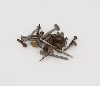 Collection of nails used in building