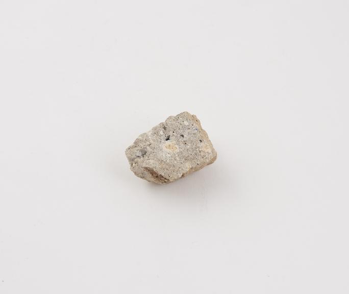 Small specimen of concrete from a bridge in Persia, Poti-Dukhtar