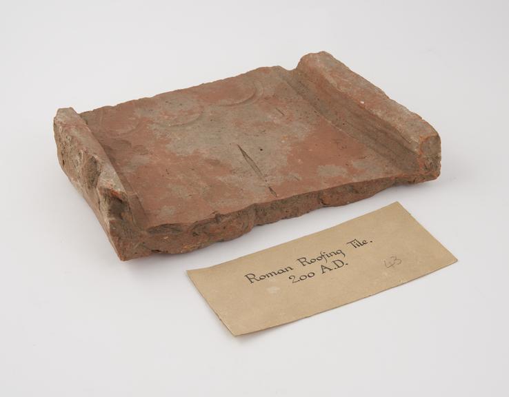 Roman roofing tile. 200 A.D.