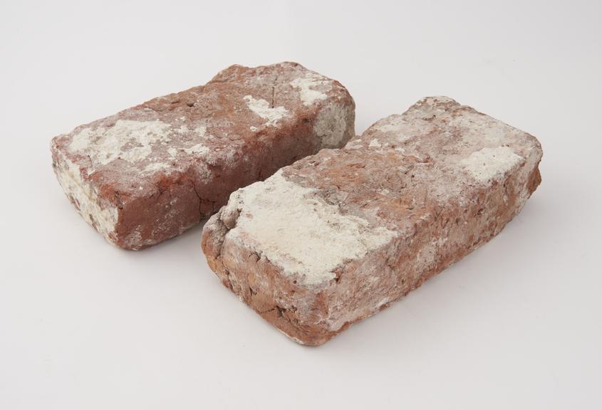 2 Tudor bricks (2), from a farmhouse, Horton Kirby, Kent'