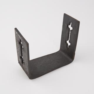 Metal stirrup from "Columbian" reinforced floor