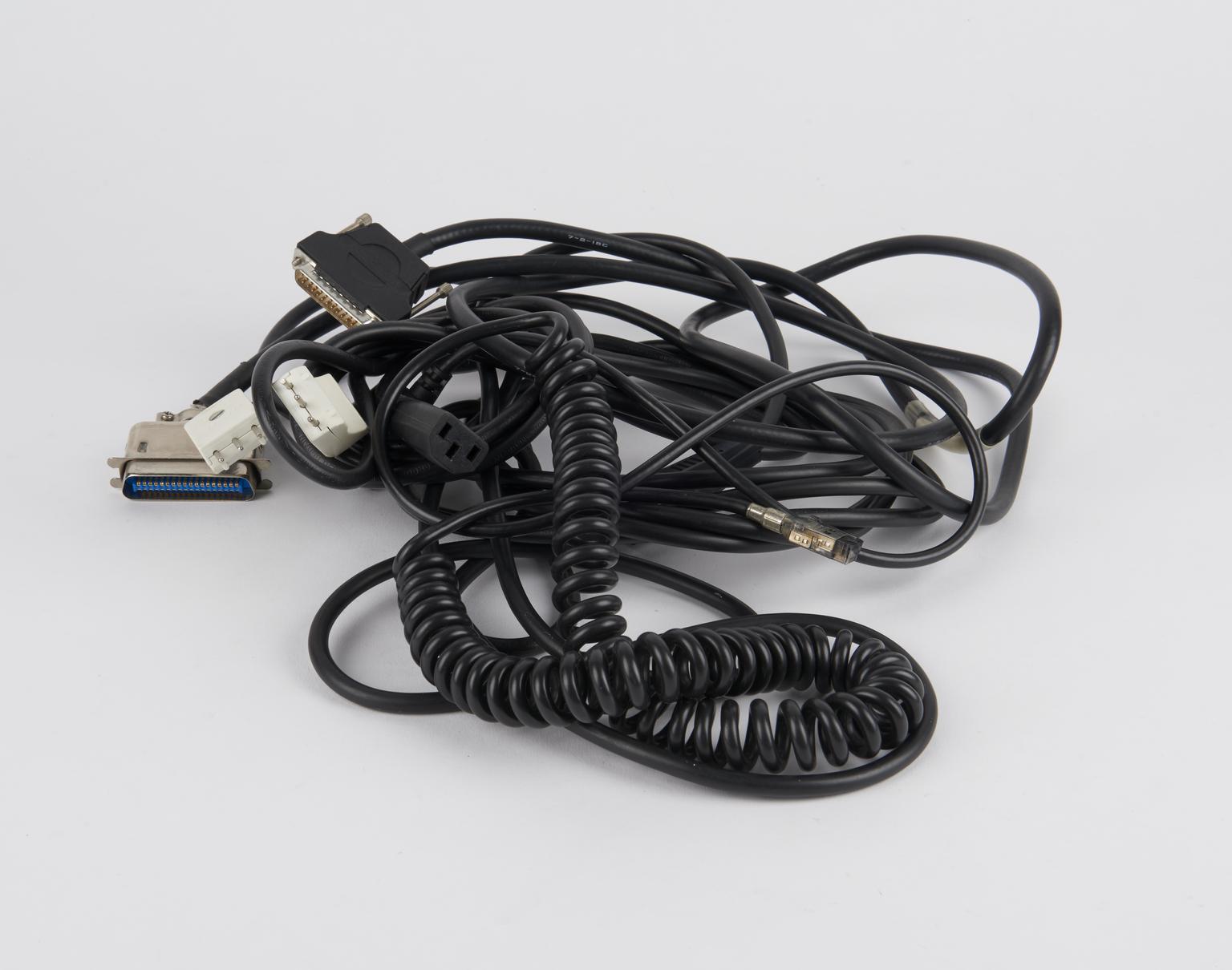 Collection Software Cable Cables for IBM 286 personal computer | Science Museum Group Collection