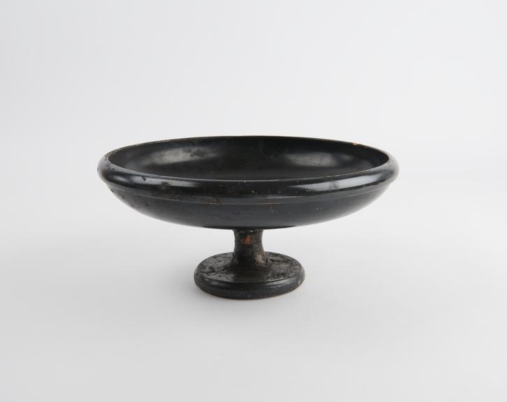Wide shallow dish, devoid of decoration
