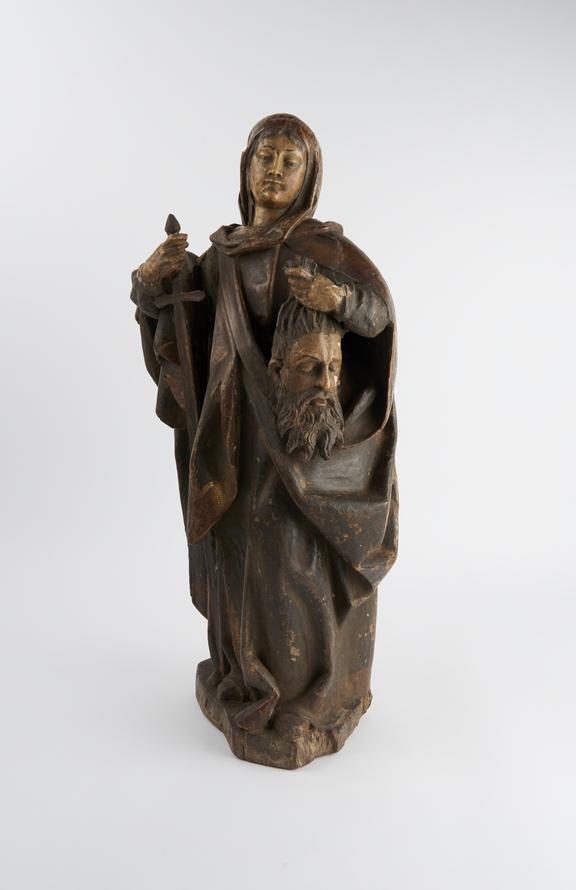 Statue of Judith with the head of Holofernes, wood, Spanish