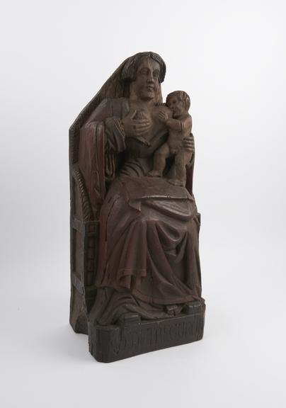 Wooden figure of Virgin Mary as our Lady of Tregurun