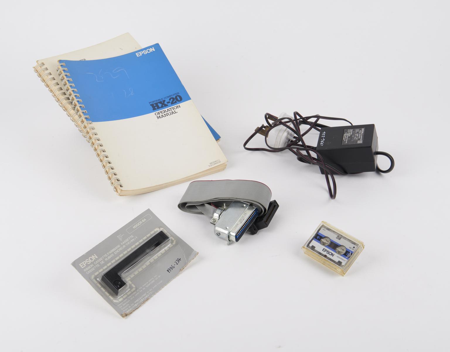 Accessories for Epson HX-20 portable computer