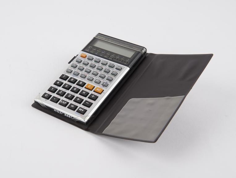 Electronic Pocket Calculator by Casio, model FX580