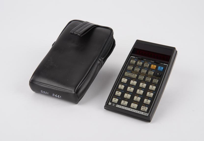 Electronic Pocket Calculator by Hewlett-Packard, model HP 34c