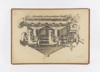 Photograph: 300 H.P. 12-cylinder "Cossack" engine