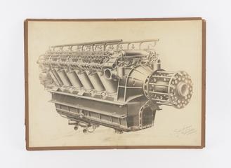 Photograph: 800/900 H.P. 12-cylinder "Sikh" engine