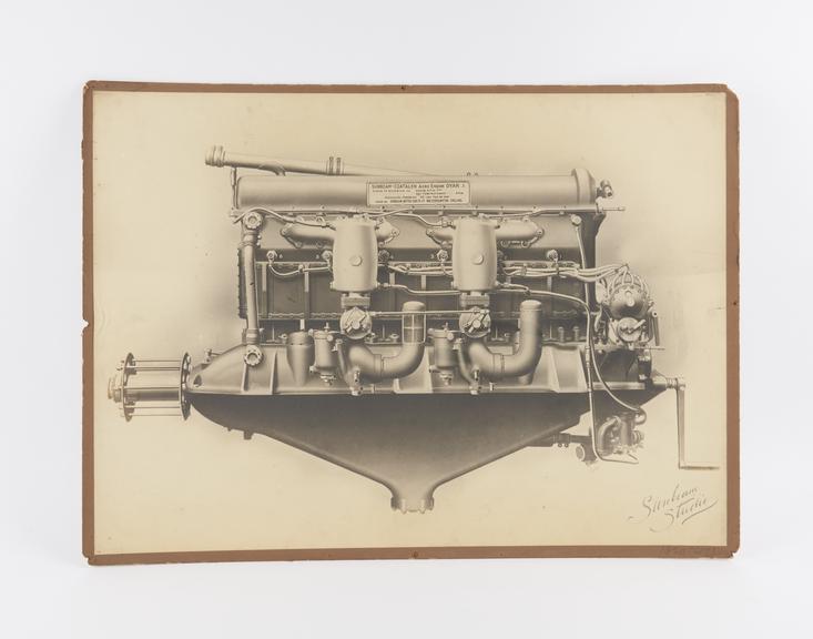 Photograph: 100 H.P. 6-Cylinder Dyak' engine'