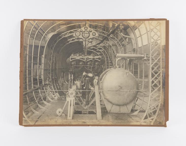 Photograph: Interior of Airship Gondola