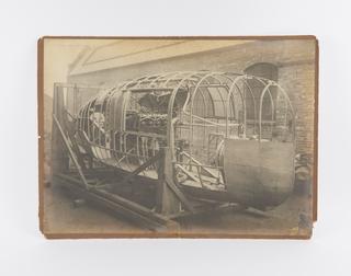 Photograph: Gondola of Airship, showing Sunbeam Motor Car Co engine