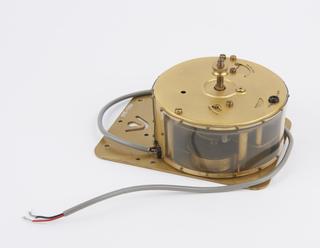Synchronous motor driven clock movement, 1940-1953