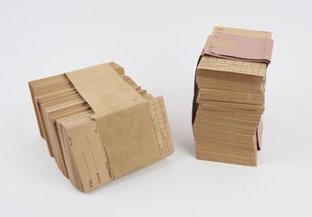 Cards for use with super-electric time recorder